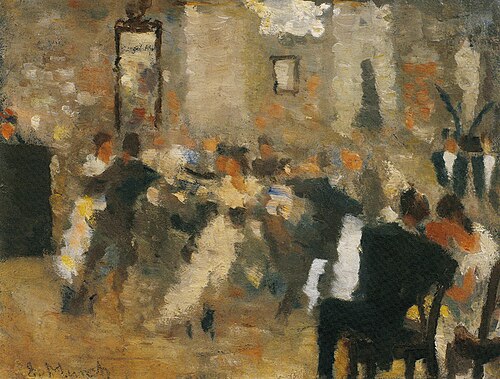 Balle, 1885, Edvard Munch