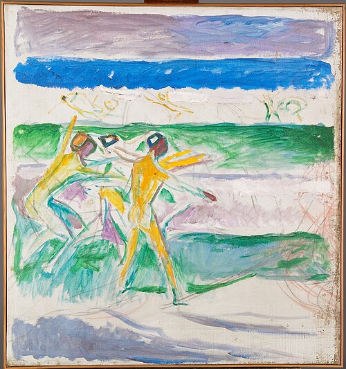 Bathers, 1908, Edvard Munch
