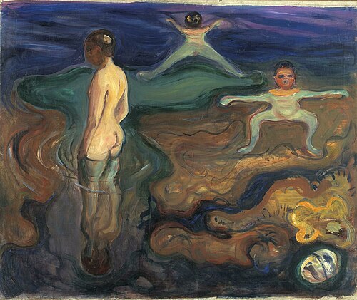 Bathing Boys, 1897, Edvard Munch