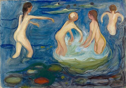 Bathing Girls, 1897, Edvard Munch