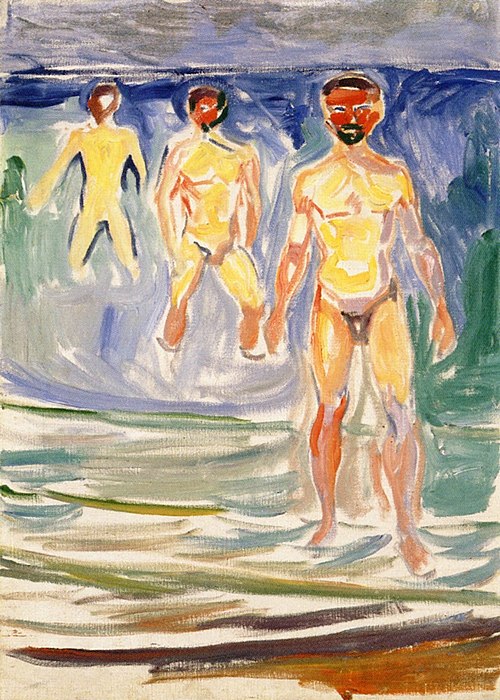 Bathing Men, 1907, Edvard Munch