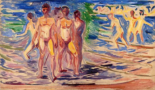 Bathing Men, 1907, Edvard Munch