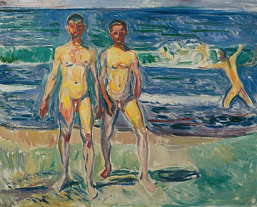 Bathing Men, 1908, Edvard Munch