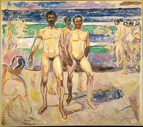 Bathing Men, 1913, Edvard Munch