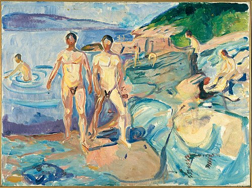 Bathing Men, 1915, Edvard Munch