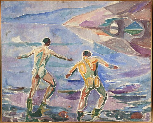 Bathing Men, 1918, Edvard Munch