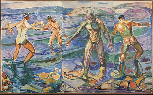 Bathing Men, 1926, Edvard Munch