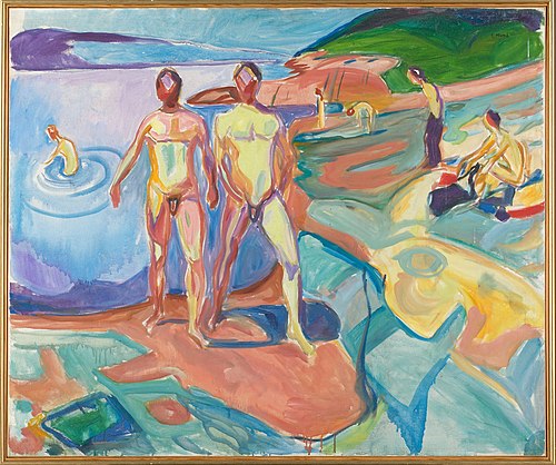 Bathing Men, 1929, Edvard Munch