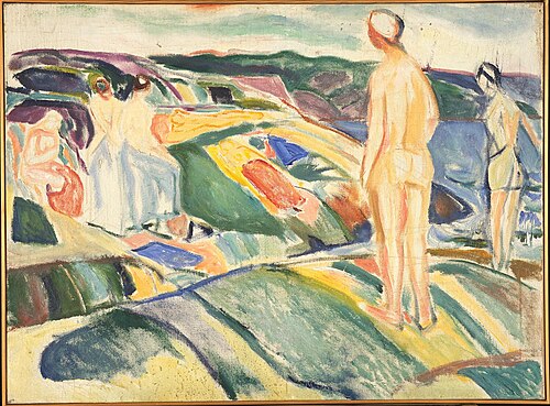 Bathing Women on Rocks, 1915, Edvard Munch