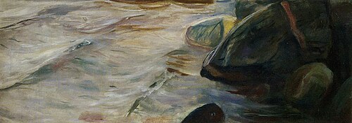 Plage, 1890, Edvard Munch