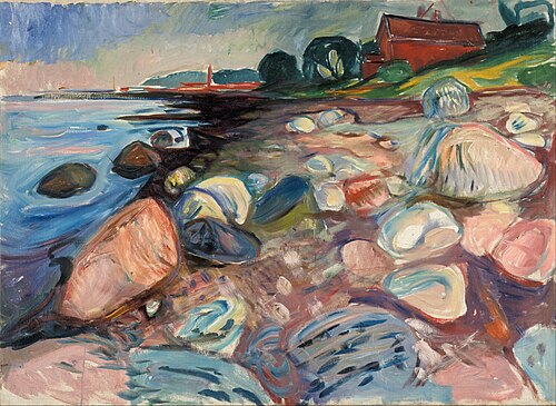 Beach, 1904, Edvard Munch