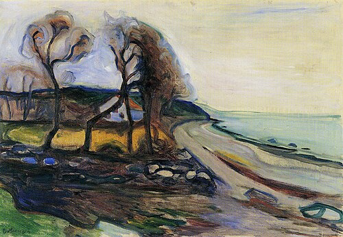 Paysage de plage, 1905, Edvard Munch