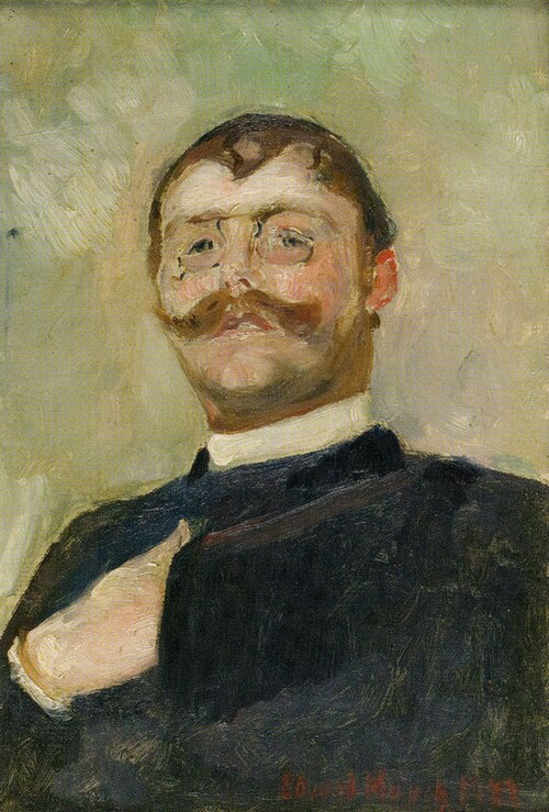 Bendix Lange, 1888, Edvard Munch