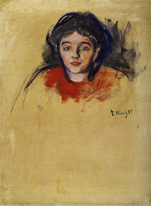 Modèle de Berlin, 1895, Edvard Munch