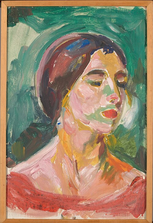 Birgit Prestøe, Portrait Study, 1925, Edvard Munch