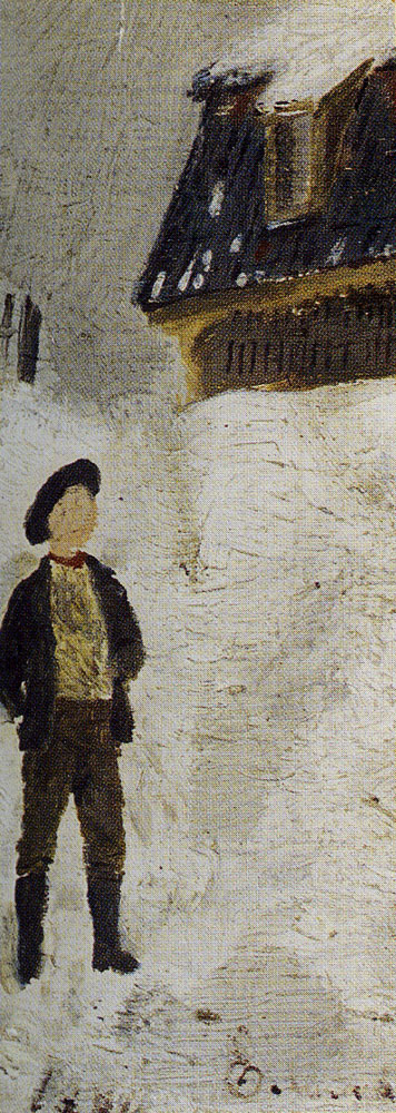 Garçon dans la neige, 1881, Edvard Munch