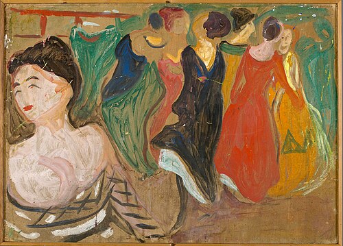Brothel Scene, 1903, Edvard Munch