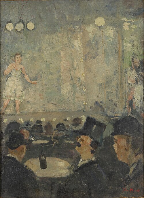 Cabaret, 1887, Edvard Munch