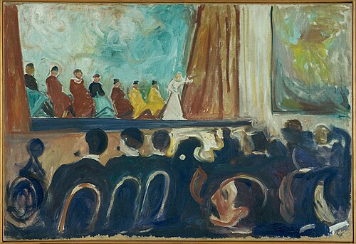 Cabaret, 1895, Edvard Munch