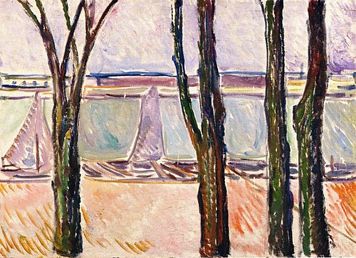Canal In Warnemünde, 1908, Edvard Munch