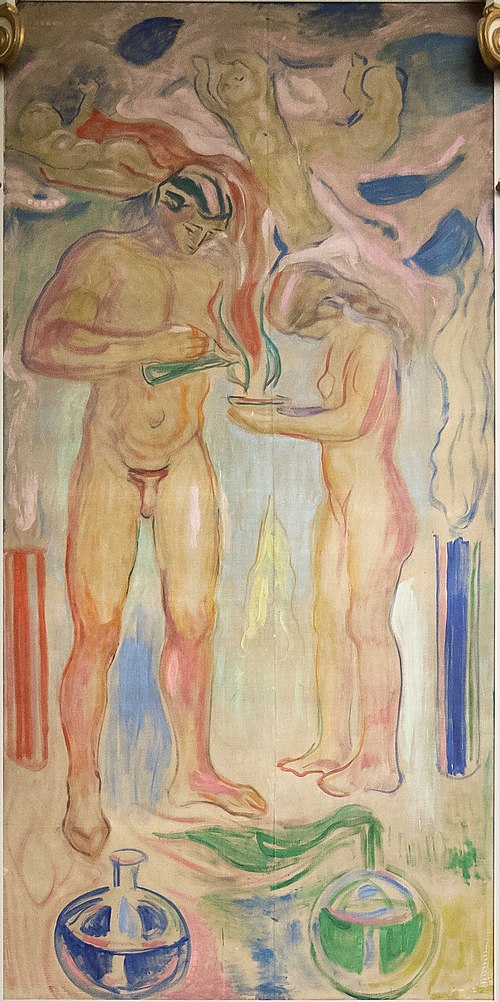 Chimie, 1914, Edvard Munch