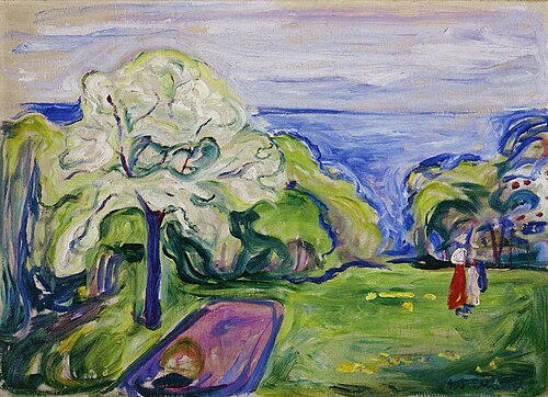 Cerisier en fleur, 1905, Edvard Munch