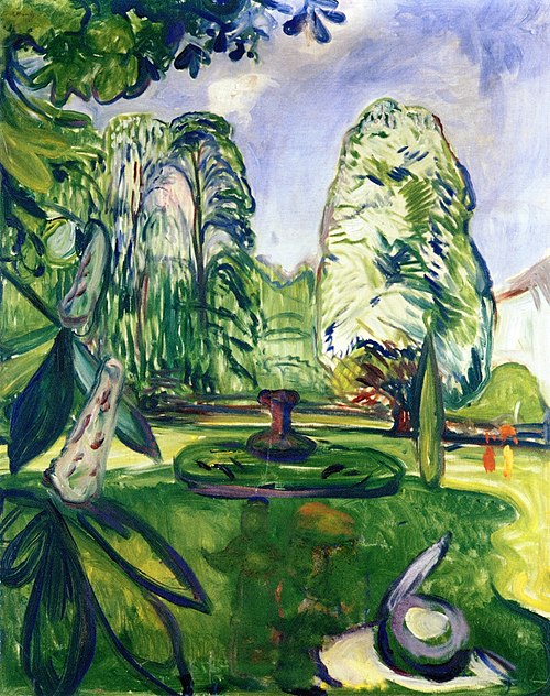 Chestnut Trees, 1906, Edvard Munch