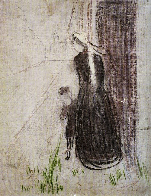Souvenir d'enfance, 1892, Edvard Munch