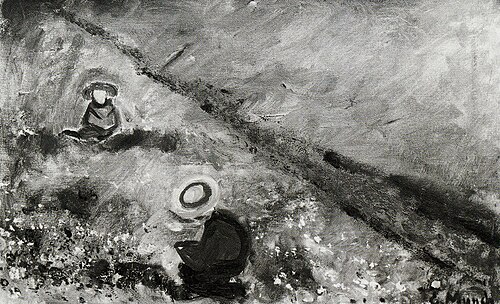 Enfants dans une prairie fleurie, 1902, Edvard Munch