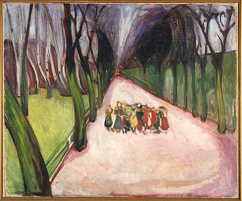 Children on the Street, 1906, Edvard Munch