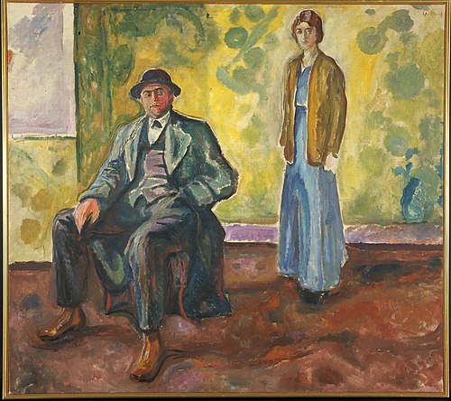 Christian and Hjørdis Gierløff, 1913, Edvard Munch