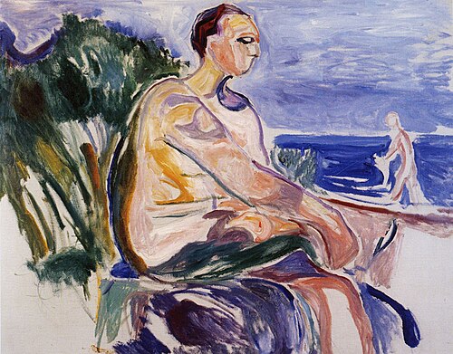 Christian Gierløff à Åsgårdstrand, 1916, Edvard Munch