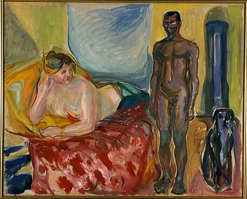 Cleopatra and the Slave, 1916, Edvard Munch