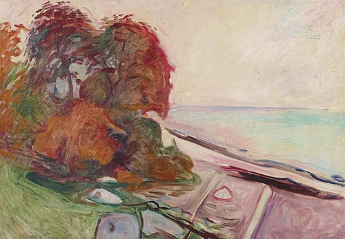 Paysage côtier, 1904, Edvard Munch
