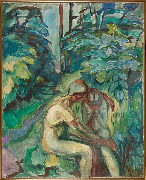 Consolation in the Forest, 1924, Edvard Munch