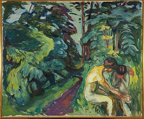 Consolation in the Forest, 1924, Edvard Munch