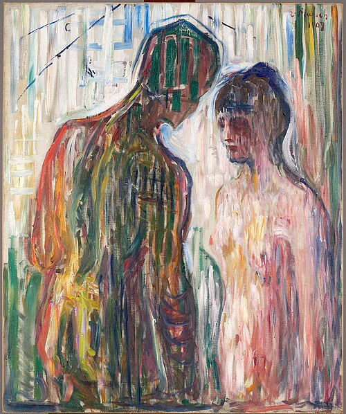 Cupid and Psyche, 1907, Edvard Munch