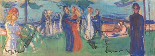 Dance by the Sea, 1906, Edvard Munch