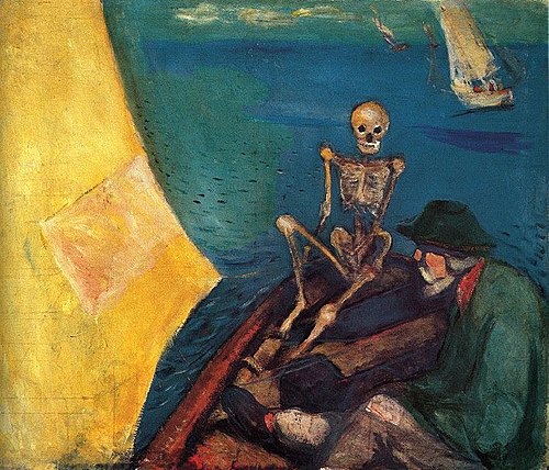 Death at the Helm, 1893, Edvard Munch