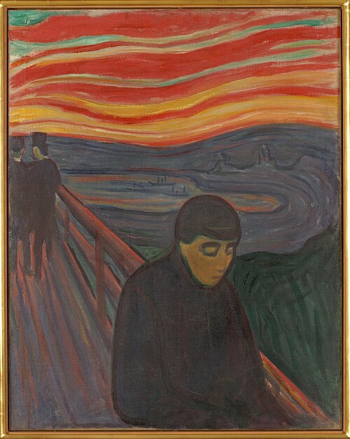 Despair, 1894, Edvard Munch
