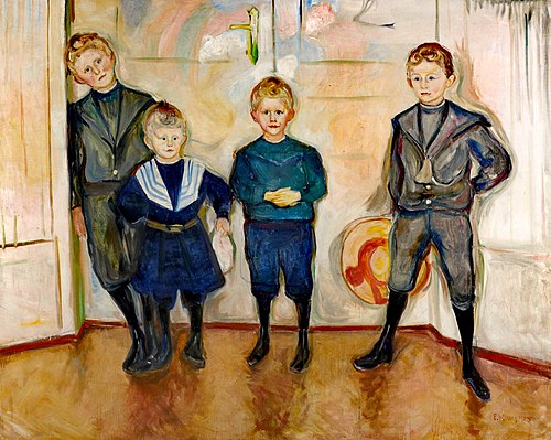 Les Fils du Dr. Linde, 1903, Edvard Munch