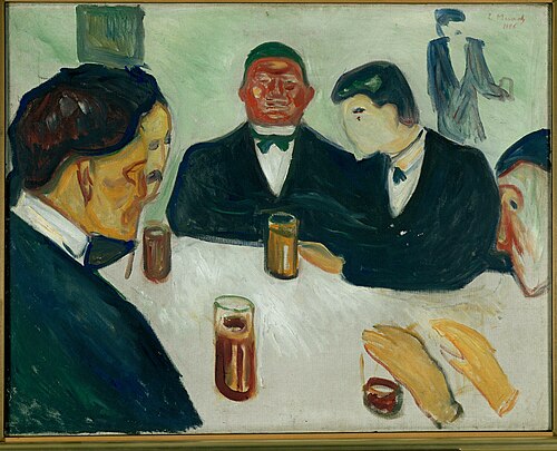 Drinkers, 1906, Edvard Munch