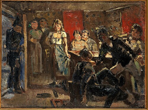 Dive at Vaterland, 1882, Edvard Munch