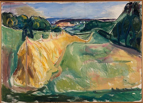 Drying Hay, 1920, Edvard Munch