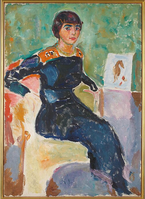 Elsa Glaser, 1913, Edvard Munch