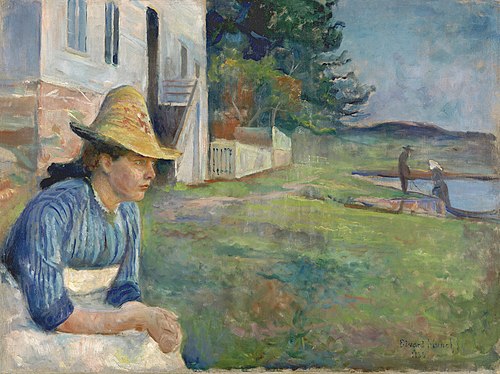 Soir, 1888, Edvard Munch