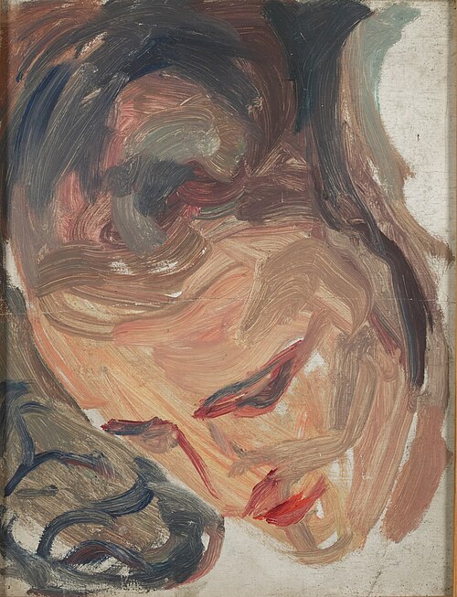 Tête de femme, 1934, Edvard Munch