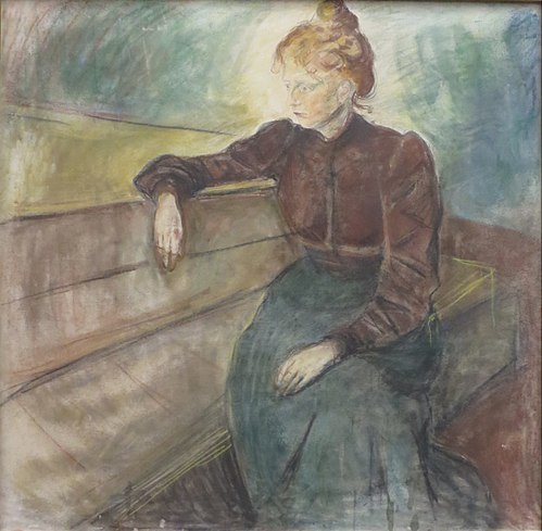 Portrait de femme, 1898, Edvard Munch