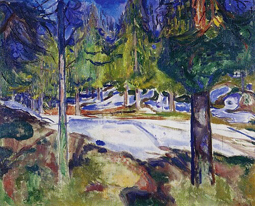 Forêt, 1912, Edvard Munch