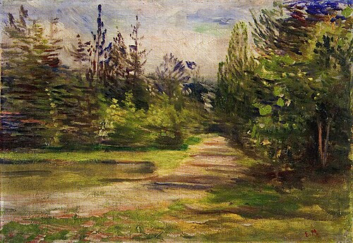 Paysage de forêt, 1891, Edvard Munch